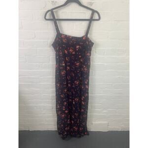 NATURAL LIFE Dark Purple Floral Sleeveless Maxi Dress